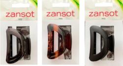 ZANSOT Classic Nagy hajcsat, 8 cm, 3 darab, fényes + matt + teknősbéka (3071)