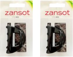 ZANSOT hajcsat, 5, 5 cm, fényes fekete (4840)