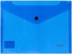 Daco Mapa plastic plic cu capsa A5 Albastru DACO - Set 12 (MP125A)