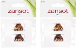 ZANSOT karmos hajcsat, 2, 5 cm, teknőcmintás (4873)