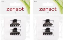 ZANSOT hajcsat, 2, 5 cm, matt fekete (4834)