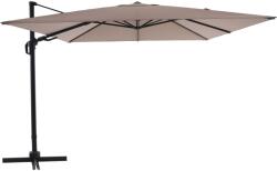  Bonbeach függő napernyő 299 cm bézs színű hajtókaros mechanizmussal