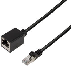 LogiLink Extindere cablu patch premium, Cat. 6A, S/FTP, negru, 5 m