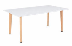 Leziter Silla 150 cm szögletes étkezőasztal fehér (LN-102-15090-RE) - homelux