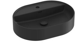 RAVAK Ceramic O Slim Shelf 55x40 cm pultra ültethető mosdó, matt fekete XJX0D155002 (XJX0D155002)