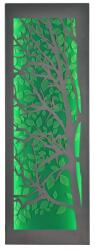 Radeco ALBERO LED design fűrdőszobai radiátor (810 W, zöld leddel, 1600x560 mm) (ALBERO LED)