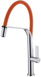 Strohm Teka Formentera FO 997 mosogató csaptelep flexibilis narancssárga kifolyócsővel 62.997. 02.0FA (62997020FA) (62997020FA)