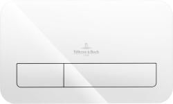 Villeroy & Boch ViConnect M200 nyomólap, fényes fehér üveg 922400RE (922400RE)