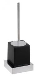 Bemeta Sapho BEMETA GAMMA fali WC-kefetartó, 125x386x105mm, króm/fekete 145413092 (145413092)