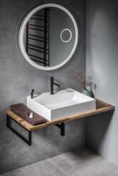 Sapho WOODY 70x50cm tömör fa pult, natúr tölgy WD070-70 (WD070-70)