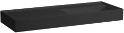 Laufen KARTELL BY LAUFEN 120x46 cm mosdó csaplyuk nélkül, matt fekete H8133337161121 (H8133337161121)