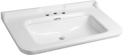 SAPHO KERASAN WALDORF 100x55 cm kerámiamosdó 3 furattal, fehér 4142K1-3 (4142K1-3)