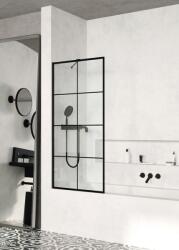 Radaway Modo New Black PNJ 100 Factory fekete kádparaván 10006100-54-55 (10006100-54-55) - szaniterplaza