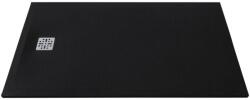 MARMY Dolomite öntött márvány zuhanytálca 70x120 cm, Cavalli Black 80 7636 70 12 54 (80 7637 70 12 54)