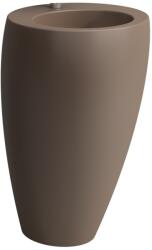 Laufen ILBAGNOALESSI ONE szabadonálló mosdó 52x53 cm csaplyuk nélkül natt kávé H8119711881091 (H8119711881091)