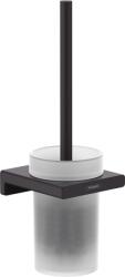 Hansgrohe AddStoris wc feke tartó, falra szerelhető, matt fekete 41752670 (41752670) - szaniterplaza