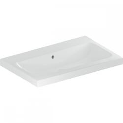 Geberit iCon Light mosdó, 75x48cm, csaplyuk nélkül, túlfolyóval, fehér 501.835. 00.3 (501.835.00.3)
