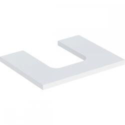 Geberit ONE mosdópult középső kivágással, pultra ültethető tálformájú mosdóhoz, 60x3x47cm, fehér/matt bevonat 505.271. 00.2 (505.271.00.2)