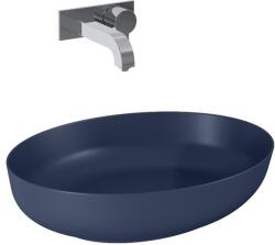 AREZZO design RIKA 52x39, 5 cm pultra ültethető mosdó, matt kék AR-146050 (AR-146050)
