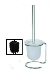 Bemeta Neo álló wc kefe fekete kefével, inox 104113109 (104113109)