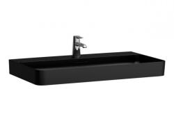 Laufen Val 120x42 cm mosdó, matt fekete H8102897161041 (H8102897161041)