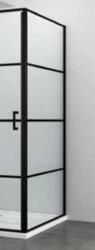 Sanotechnik COMFORT BLACK zuhanyfal 90 cm F90B3 (F90B3)