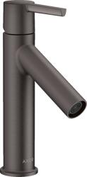 Hansgrohe Hansgrohe AXOR Starck egykaros mosdócsaptelep, lefolyógarnitúra nélkül, szálcsiszolt fekete króm 10003340 (10003340)