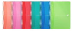 OXFORD Caiet A5 90 file spira dictando My colours Oxford diverse culori (OXF100104780) - vexio