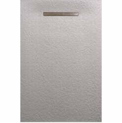 AREZZO design SOLIDSoft zuhanytálca 120x100 cm, BETON, egyenes lefolyóval AR-100120LINC (AR-100120LINC)