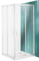 Roltechnik Proxima Line PXS2L 80 cm-es négyszögletes zuhanykabin (egyik fele-baloldali rész) (brillant, transparent, 78, 5-81x200 cm, 528-8000000-00-02) (528-8000000-00-02)