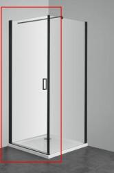 Sanotechnik ELITE BLACK lengőajtó 90 cm T90B (T90B)