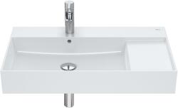 Roca Inspira SQUARE FINECERAMIC 80x49 cm mosdó, pearl A32752B630 (A32752B630)