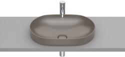 Roca Inspira Round pultba építhető Fineceramic mosdó 55x37 cm, kávé A327527660 (A327527660)