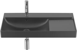 Roca Ona aszimmetrikus mosdó 80x46 cm matt fekete A327689080 (A327689080)