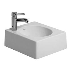 Duravit Architec 40x40 cm-es ráültethető mosdó bal oldali csaplyukkal, fehér 032040 00 09 (K) (0320400009)