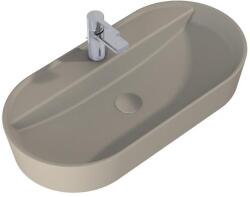 AREZZO design BABETTE 82x41 cm pultra ültethető mosdó, matt beige AR-146044 (AR-146044)