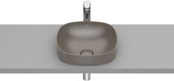 Roca Inspira SOFT 37x37 cm pultba építhető FINECERAMIC mosdó, kávé A32750R660 (A32750R660)