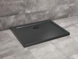 Radaway Doros Stone D 90x80 cm szögletes zuhanytálca, fekete SDRD9080-01-54S (SDRD9080-01-54S)