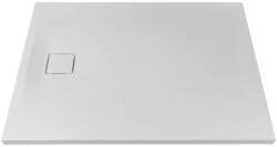 MARMY Loft öntött márvány zuhanytálca 70x90 cm, Prada White 80 7970 70 90 50 (80 7970 70 90 50)