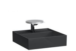 Laufen KARTELL BY LAUFEN 46x46 cm kézmosó, fényes fekete H8183310201111 (H8183310201111)
