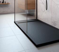 Radaway Teos F 90x80 cm szögletes öntöttmárvány zuhanytálca, antracit HTF9080-64 (HTF9080-64)