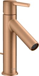 Hansgrohe Hansgrohe AXOR Starck egykaros mosdócsaptelep 100 automata leeresztővel CoolStart, szálcsiszolt bronz 10007140 (10007140)