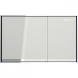 Geberit Omega60 kétmennyiséges öblítésű működtető nyomólap homokszürke/tükrös, magasfényű krómozott 115.081. JL. 1 (115.081.JL.1)