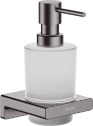 Hansgrohe AddStoris folyékonyszappan adagoló, szálcsiszolt fekete króm 41745340 (41745340)