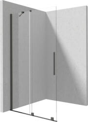 Deante PRIZMA 120 cm Walk-in tolóajtós zuhanyfal, titanium KTJ_D32R (KTJ_D32R)