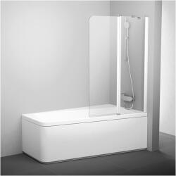 RAVAK 10CVS2 100 cm jobbos kádparaván Transparent üveggel, fehér 7QRA0103Z1 (7QRA0103Z1)