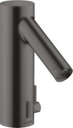 Hansgrohe Hansgrohe AXOR Starck Elektronikus mosdócsaptelep hőmérséklet szabályozással elemes működtetésű, szálcsiszolt fekete króm 10101340 (10101340)