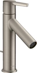 Hansgrohe Hansgrohe AXOR Starck egykaros mosdócsaptelep 100 automata leeresztővel CoolStart, rozsdamentes acél hatású 10007800 (10007800)