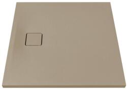 MARMY Loft öntött márvány zuhanytálca 80x80 cm, Gucci Latte 80 7974 80 80 56 (80 7974 80 80 56)