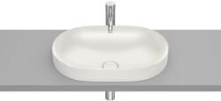 Roca Inspira Round pultba építhető Fineceramic mosdó 55x37 cm, beige A327527650 (A327527650)